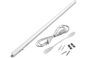 BRILONER - Luce Sottopensile per Cucina, 87,3 cm, 10W, 1100Lm, 4000K, Lampada Sottopensile, Barra LED, Illuminazione LED Armadi, per Pensili e Mobili Cucina, Connessione modulare, 87,3x2,2x3 cm