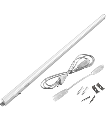 LED Unterbau-Leuchte LIWO 58cm, Mit Anschlusskabel, Schwenkbar, 1080lm, Weiß