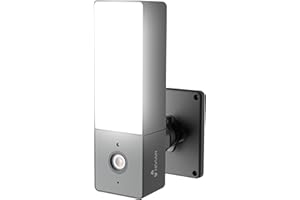 Nivian-Caméra Bullet WiFi 2,4GHz-Résolution 2K-Convient pour l'extérieur-Puissant Spot de 1000lm intégré-Vision Nocturne 10m-Compatible avec Alexa et Google Home-Contrôle à Distance App Tuya