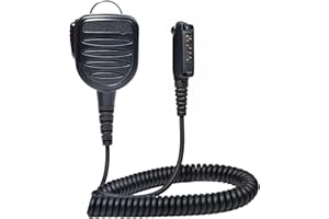 HYS Compatibile con Sepura, Sepura STP8000 e STP9000, accessori radio, microfono palmare e altoparlante