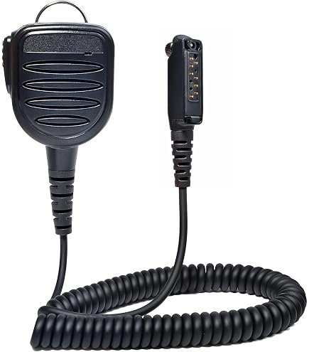 Zeadio Microfono/Altoparlante A Spalla Per Sepura STP8000 | Impermeabile, Jack 3.5mm, PTT Integrato