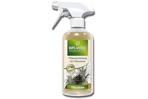BIPLANTOL® Tillandsien Spray 500ml | Anwendungsfertiges Bio Pflegespray für Tillandsien & Bromelien | fördert Blütenbildung & Vitalität | idealer Feuchtespender für Luftpflanzen | ohne Kalkrückstände