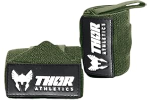 ‎THOR ATHLETICS Thor Athletics Handgelenk Bandagen [Wrist Wraps] 60cm – Handgelenkbandage für Fitness, Bodybuilding, Kraftsport, Powerlifting, Crossfit, Kreuzheben & Gewichtheben