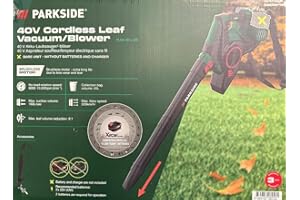 PSIDE Parkside® PLSA 40-Li D2 - Soplador de Cuchillas (40 V, sin batería ni Cargador)
