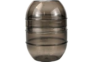 HiyyFloy Bol De Teinture pour, Shaker avec Échelle De Mesure, Mélangeur De Couleur De, Bol De Teinte De Salon, Tasse De Mélange pour Coloration De, Salon De Coiffure, Barbier,