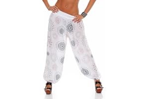 malito more than fashion ito Bombacho con Veraniego diseño Boyfriend Pantalón Sudadera Baggy 7181 Mujer Talla Única