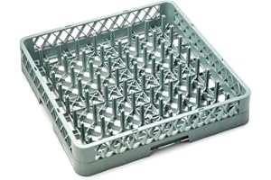 Forgast Cestello per Lavastoviglie, per Piatti Bicchieri Tazze Vassoi, Vassoio Lavabicchieri, Cestello per Lavastoviglie Universale, in Plastica, Dimensioni 50x50x10 cm