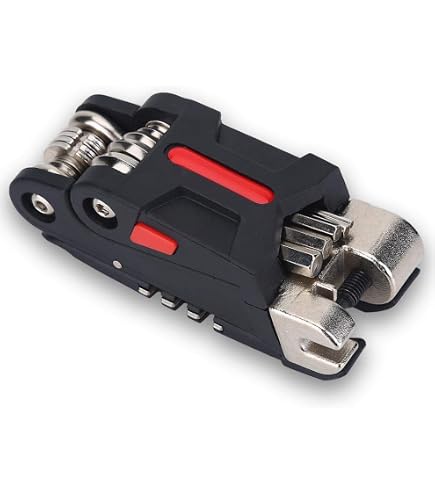 Outil multifonction - Kit de Réparation Vélo 15 en 1 - Acier Inoxydable Outil multifonction - Kit de Réparation Vélo 15 en 1 - Acier Inoxydable