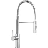 CECIPA High Arc Removable Kitchen Tap with 2 Jet Types, Kitchen Sink Tap with Spiral Spring, Downward Spring Sink Tap with 36