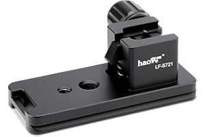 Haoge LF-S721 Lens Sleeve Adapter Ring for Sony FE 70-200mm F2.8 GM OSS SEL-70200GM and Sony FE 100-400mm F4.5-5.6 FE 300mm F2.8 GM OSS SEL-100400GM Integrated Arca Swiss Quick Release Plate