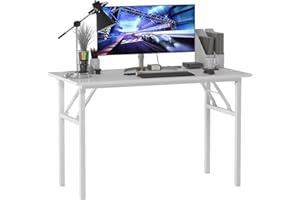 ‎SOGESHOME SogesHome Klapptisch Computertisch 120 x 60 x 75 cm PC Tisch Schreibtisch Bürotisch Büroarbeitsplatz für Home Office Verwendung Schreibtisch Esstisch Konferenztisch