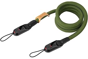 HOTUT Sangle D'appareil Photo à Dégagement Rapide, Courroie de Cou pour Appareil Photo en Nylon, pour DSLR ou Sans Miroir