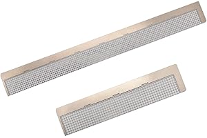 Zliger 2 Stücke Diamant Lineal Aus Edelstahl Diamant Stickerei Gitter Lineal Diamant-Malwerkzeug Diamantlineal Für Diy Diamant Malerei