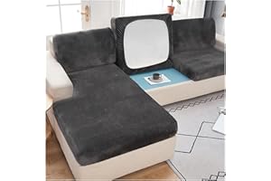 UYEOCO Housse de Coussin Extensible de Canape Housse de Protection 3/2/4/1 Places/d'angle Velours Housse de Canapé Housse de siège de canapé Couvre pour Canapé Protege ( Color : #2 , Size : 2posto a sedere-X