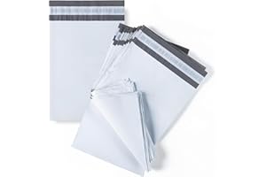 Pakico | 20 XL Bolsas de Embalaje 50 x 60 cm | Grises Opacas | Envío de Tamaño Mixto | Postales | Paquete | Mensajería | Grandes