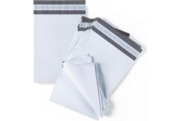 Pakico | 20 XL sacs d'emballage 50 x 60 cm | Pochettes d'expédition grises | Pochettes d'expédition opaques | Pochettes d'expédition de taille mixte | Pochettes postales pour paquetsSacs de coursier
