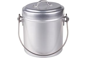 BALDASSARE AGNELLI Pentole Agnelli FAMA21110 Pentolino Latte con Coperchio e Manico, Alluminio, Argento, 10 cm