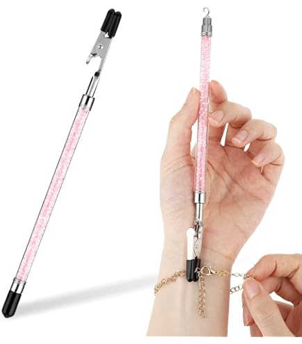 Jewelry Helper Lot De 2 Outils De Fixation Pour Bijoux - Aide Pour Bracelets, Montres Et Colliers - Soulage Les Poignets Et L'Arthrite