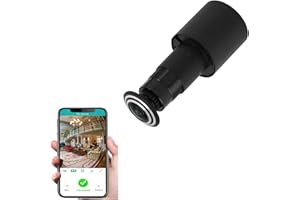 Yunseity WiFi Door Peephole Camera, 150 Degrees Wide Angle Door Viewer Peephole Support Two Way Talk, 1080P HD Front Door Viewer for Home Security