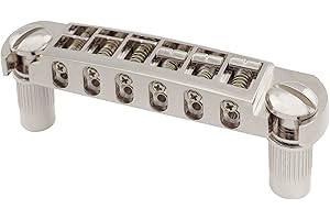 Musiclily Pro 52,5mm Coleta estilo Tune-o-matic Wraparound Adjustable Puente para Les Paul Style Guitarra Eléctrica, Níquel