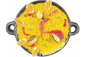 MUYU MAGNET 3D Paella Valencia Hiszpania magnes na lodówkę pamiątka turystyczna dekoracja lodówki magnes kolekcja rękodzieła