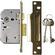 ERA Viscount 5 Lever High Security Chrome Lock ERA Viscount 5 Lever Mortice Sashlock - 64mm High Security Door Lock Chrome Finish 5 Lever High Security Door Lock