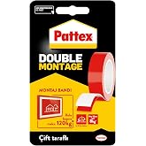 Pattex Double Montage &Ccedil;ift Taraflı Montaj Bandı, İ&ccedil; ve Dış Mekanlar İ&ccedil;in Uygun Ekstra G&uuml;&ccedil;l&uuml; ve Dayanıklı Bant Yapıştırıcı, Be