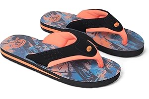 Animal Jekyl Tongs pour enfants – Chaussures légères à enfiler avec sangles rembourrées douces pour garçons et filles – Idéales pour le printemps, l'été, la plage et l'extérieur