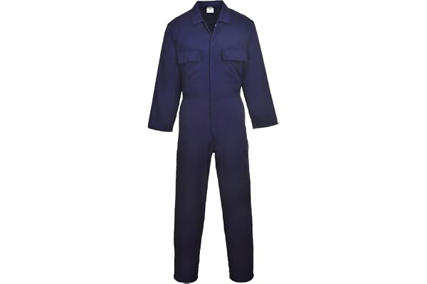 Portwest S999 Homme Euro Workwear Combinaison De Travail En Polycoton Bleu Marine, M , EU 50-52