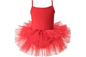 SEAUR Abito tutù da Ballo per Bambine Body da Danza Costume da Ginnastica Classica Vestito da Ballerina per Bambini Ragazze 18 Mesi - 8 Anni