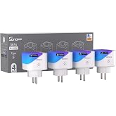 SONOFF S61s Smart WiFi Outlet 16A/3840W - Remote &amp; Voice Control, Electric Consumption Meter, Timer, Compatible Matter with A