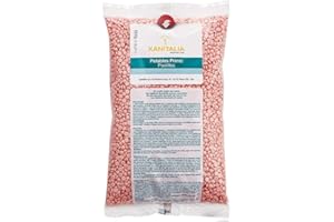 S-DSHOP Ceretta Brasiliana, Cera Brasiliana Liposolubile Gocce Perle Xanitalia, Depilazione senza Strisce (Rosa)