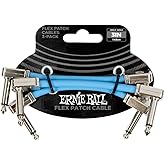 ERNIE BALL P06459 Flex Patch 3in- Cable -Blue 3 Pack