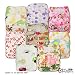 LittleBloom, Reusable Pocket Cloth Nappy, Fastener: Hook-Loop, Set of 8, Patterns 810, With 8 Microfibre and 8 Bamboo Inserts, (see "Special Offers and Product Promotions" for Special Offers Detail)