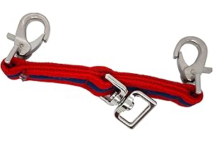 GENERIC Lunge Lines Strap | Lunging Equipment For Horses | Metal Alloy Equine Training Aid For Men, Metal Horse Lunging Equipment With Adjustable Girth For Women, Adult, Professional Equestrian