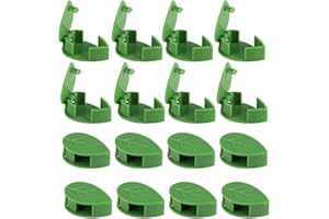 KINGLAKE 100 clip per piante rampicanti, clip per piante rampicanti, fissaggio a parete, clip autoadesive per piante, piante rampicanti