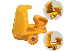 shuokang Anhängerschloss Langlebige Diebstahlsicherung für das Anhänger Anhängerschloss Diebstahlschutz für gängige Anhängerkupplung Leichte Bedienung Platzsparend Zinklegierung