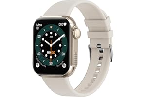 Muzaria Fitness Tracker, Smart Watch Answer Make Call, 1.95" Ultra Large Touch Screen Fitness Watch with Heart Rate Blood Pressure Blood Oxygen Monitor, Step Counter for Women Men