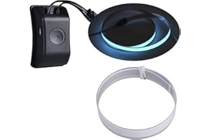 JIGUOOR 2M Rechargeable El Tape Belt, EL Wire Rope Neon Glowing Strobing Electroluminescent Robbin for Cosplay Decoration Bruning Man Festival Halloween, Christmas(Iceblue)