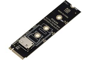 KALEA-INFORMATIQUE Adaptateur pour Port M2 NVMe M Key vers Oculink SFF-8612 PCIe 4.0 Compatible 2230 2242 2260 2280
