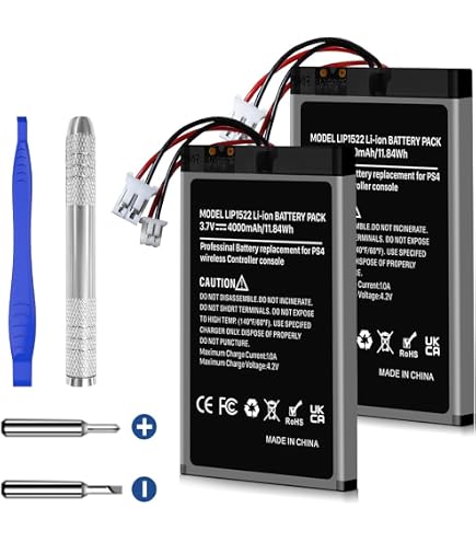 Batteria Sostitutiva 1000mAh Per PS4 DualShock 4 V1 | Compatibile LIP1522-V1 | Ioni Di Litio