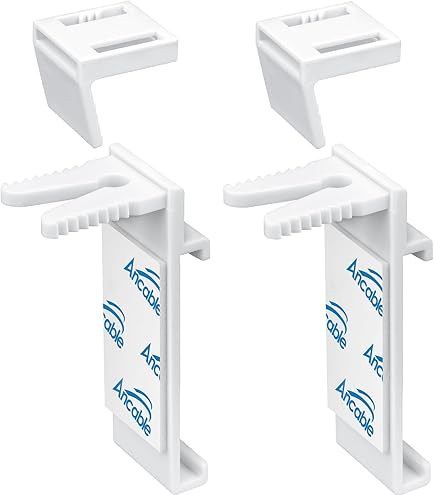 Bewildely Soporte De Abrazadera Para Persiana Enrollable Doble, Amplia