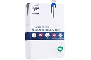 ‎UTOPIA BEDDING Utopia Bedding Matratzenbezug 90 x 200 x 20 cm Wasserdichter mit Reißverschluss, Oeko-TEX Zertifiziert, Matratzenschoner