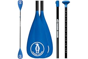 Tuxedo Sailor SUP Paddle - 3 Piece Adjustable Stand Up Paddle Board Paddle - Lightweight & Floating Paddle Board Oar - Durable and Packable, Reinforced Nylon Blades - Efficient Stroke