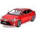 VARIYA ENTERPRISE Compatible for 1:32 Corolla Model Car, Zinc Alloy Pull Back Toy Car with Sound and Light for Kids Boy Girl-RED