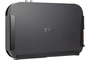 Sky Q Box Wall Mount Bracket For 1TB & 2TB - Made In UK by Q-View (Steel) PLEASE SEE DETAILS BELOW FOR COMPATIBILITY