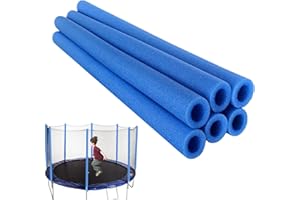 Bavokon 6 Pcs Fundas para Espuma para Cama Elástica,espumas Proteccíon Barras para Cama Elàstica,Cubierta 40 Cm Tubo Cama Elástica Protectora Espuma Polo (diámetro Interior 3,8 Cm)