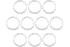 Be In Your Mind 10pcs Entretoises de Boulon Plateau de Vélo Rondelle en Alliage d'aluminium Double Anneau à Joint Unique pour Casque de Vélo Plateau 10mm Diamètre Intérieur