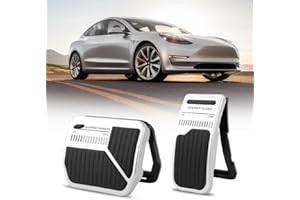 ‎HEBERUCK Perfomance Pedale für Tesla Model 3 und Model Y, Pedalkappen Pedale Pedalabdeckungen Bremse Pedalkappen Gaspedal Geeignet Bremspedalabdeckung Abdeckung Fußstütze, Snap-on Einbau, ABS+PC-Legierung