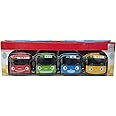 Tayo the Little Bus 120 4 Metal Vehicles Set, Pull Back Mini Cars